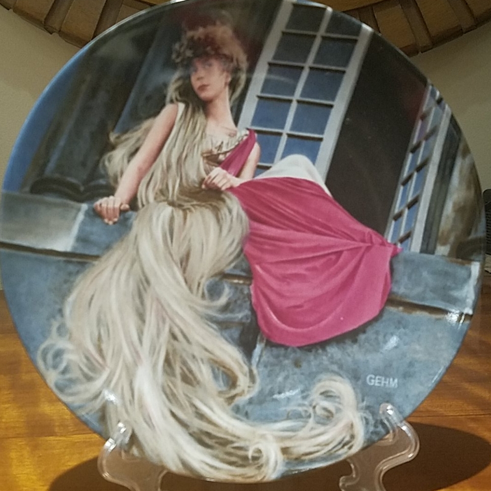 GRIMM'S REPUNZEL PLATE  CHARLES GEHM PLATE